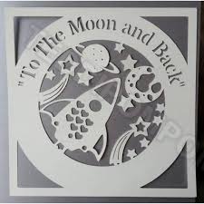 Free silhouette cameo svg files to download from cut that design. To The Moon And Back Outer Space Svg Cricut Silhouette Cameo Cutting Template Scrapbooking Papercutting Card Making Digital Upload Accessories Baby Children