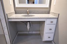 The minimum undersink toe clearance. Easy Accessibility With A Roll In Shower Homeaccessremodeling Com