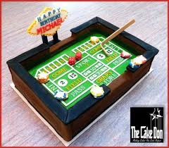 The Craps Table Cake Gambling Cake Craps Casino Cakes