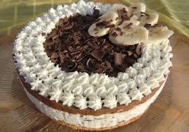 Ei gelb mit 100 g zucker kräftig verrühren, bis eine helle dickliche creme entsteht. Bananen Schoko Torte Kaffee Keks Und Kuchen
