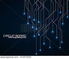 3d earth graphic symbolizing global trade illustration. High Tech Background Vector Photo Free Trial Bigstock