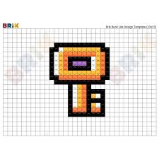 Everything that has a strong relation to nintendo can also be shown here like: Mario Key Pixel Art Brik