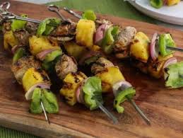 Jerk Chicken And Pineapple Skewers Recipe Pineapple Skewer Food Network Recipes Jerk Chicken