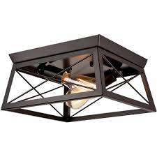 ceiling light fixture farmhouse flush