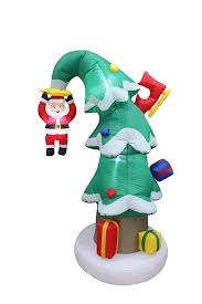 Inflatable Santa Crashed Into Christmas Tree 6ft Home Garden Seasonal Yard Decor Bzbg Christmas Tree Yard Decorations Christmas Inflatables 6ft Christmas Tree