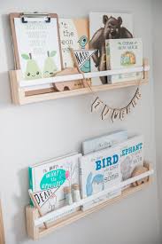 In The Nursery With Nashstyling Project Nursery Nursery Shelves Diy Nursery Bookshelves Nursery Book