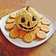 Jack O Lantern Cheese Ball Halloween Food For Party Food Halloween Appetizers