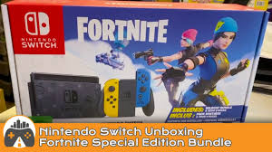 Tap the fortnite icon on your nintendo switch home screen to open the game. Nintendo Switch Special Fortnite Console Bundle Quick Unboxing Youtube