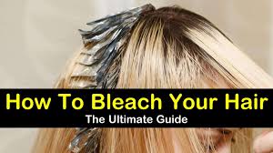 This will help you determine how your hair will react to the bleach and what color hair you will end up with after the treatment. 8 Easy Ways To Bleach Your Hair
