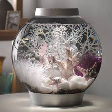 Baby Biorb Classic 4 Gallon Moonlight Silver Aquarium 45634 Fish Tanks Direct Aquariumideas Cool Fish Tanks Betta Fish Fish Tank Decorations