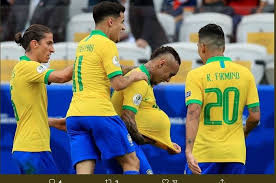 Berkat kemenangan ini, brasil dan kolombia menempati posisi satu dan dua grup b copa america 2021 dengan koleksi tiga angka. Hasil Copa America 2019 Gulung Peru Brasil Lolos Ke Perempat Final Bolasport Com