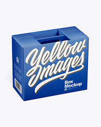 Download Box Mockup In Box Mockups On Yellow Images Object Mockups PSD Mockup Templates
