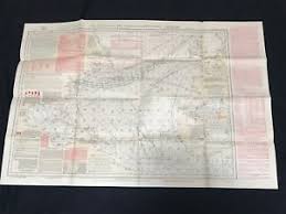 Details About 1925 Pilot Chart Of The North Atlantic Ocean Lieut M F Maury U S Navy