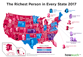 This Map Reveals The Richest Person in Your State 2017