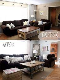 Before And After 26 Budget Friendly Living Room Makeovers To Inspire You Small Living Room Decor Living Room Makeover Budget Friendly Living Room