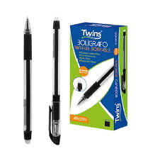 BOLIGRAFO TWINS BORRABLE TINTA GEL NEGRO (0.5MM)