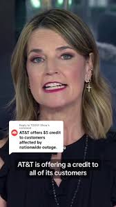 Replying to @TODAY Show AT&T is offering a $5 credit to the tens of  thousands of its customers who were affected by a nationwide outage. The  company says the disruption was caused by a software update ...