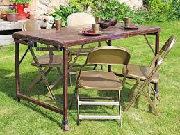 Shop our best selection of kitchen & dining room chairs with armrests to reflect your style and inspire your home. View Our Vintage Folding Table From The Collection Plantpot Hangingpot Gardendec Vintage Outdoor Furniture Vintage Kitchen Table Outdoor Garden Furniture