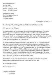 So verfasst du die berühmte 3. Muster Bewerbung Als Medizinische Fachangestellte