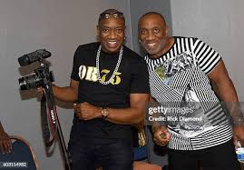 Otis Redding III and Dexter Redding backstage during Otis Redding... News  Photo