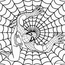 If you draw the sketch a spiderman logo in the center of his chest. Printable Spiderman Coloring Pages For Kids