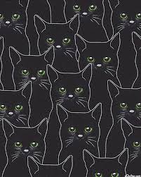 Full Moon Black Cat Magic Black Silver Cat Art Black Cat Aesthetic Cat Drawing
