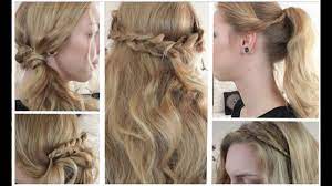 Les meilleures coiffures courtes pour les. Tutoriel 5 Coiffure Simples Rapides Cheveux Ondules Youtube