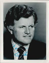 Signed photograph of Senator Edward (Ted) Moore Kennedy. by Kennedy, Edward  (Ted) Moore (1932-2009)