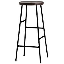 hay cornet bar stool, high, black