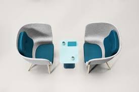 Perfect project for those with a pallet for sardines. De Vorm Felt Chairs Made With Recycled Plastic Bottles