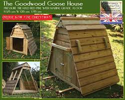 It is also portable since it has wheels attached to it. Goose House Designs