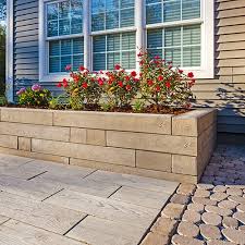 We eagerly aid customers with landscaping. Garden And Retaining Walls Techo Bloc
