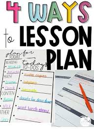 Plan Uary 4 Ways I Lesson Plan The Sassy Apple Lesson Plan Template Free Teacher Lesson Plans Homeschool Lesson Plans