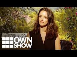 This novel written by richard morais conveys the story of hassan haji. Charlotte Le Bon Interview The Hundred Foot Journey Ownshow Oprah Online Youtube
