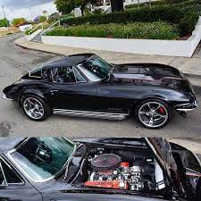 Beautiful Widebody 67 Corvette With An Lsx454 Keisler 5speed Gm Car Black Corvette Corvette
