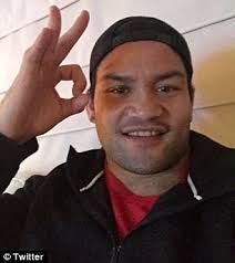 Rugby star Isaac Luke dirtily steps