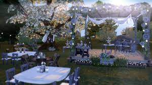The sims 4 community lot. The Plumbob Tea Society Rustic Romance Stuff For Sims 4 The Love Child