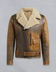 Belstaff Danescroft Shearling Aviator Jacket Aviator Jackets Leather Jacket Men Jackets