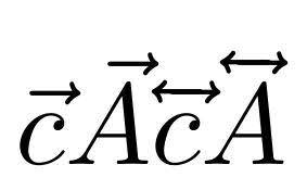 Double Headed Vector Tex Latex Stack Exchange