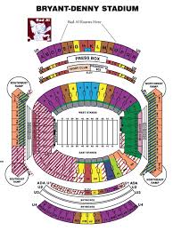 bryant denny stadium seating chart layout