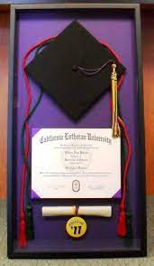 Cal Lutheran Graduation Shadow Box Shadow Box Graduation College Graduation Cap Graduation Display