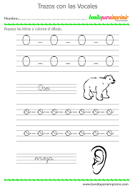 Una educación integral es una de las cosas más importante en la vida de todo pequeño y hemos . Cuaderno De Vocales Trazos Bonito Para Imprimir