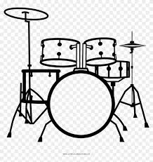 What is nice about junior or starter drum sets is that even though they are quality instruments, they are generally affordable. Drum Kit Coloring Page Drums Free Transparent Png Clipart Images Download
