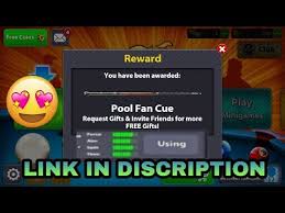 Do you want free pool coins / free pool items(avatar/cue/rarebox) etc? 8 Ball Pool New Cue Link Youtube
