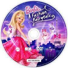 2010 Barbie A Fashion Fairytale Dvd Movie Disc