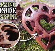 I Carve a Heart INSIDE a Heart Made of Tiny Hearts!