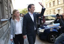 Susanne thier, partner of sebastian kurz during the premiere of 'die zauberfloete' during the salzburg festival 2018 at salzburg state theatre on. Young Party Leader Declares Victory In Austria Election Meaning A Turn To The Right Wfmynews2 Com