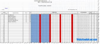 Format rekapitulasi kehadiran siswa semester 1 dan 2 excel ini merupakan format excel terbaru yang akan saya share secara gratis pada kesempatan kali ini. Aplikasi Rekap Absen Siswa 2018 Sd Smp Sma Smk Websiteedukasi Com