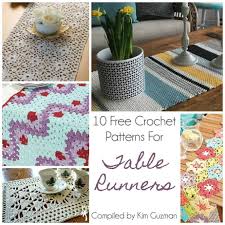 The free patterns in this collection are for round table tablecloths and i think you are going to love them. 10 Free Crochet Patterns For Table Runners Crochetkim