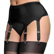 A garter is an article of clothing comprising a narrow band of fabric fastened about the leg to keep up stockings. Buy Safenh Women Sexy High Waist Vintage Garter Belts 6 Straps Plain Suspender Belt Sexy At Affordable Prices Free Shipping Real Reviews With Photos Joom